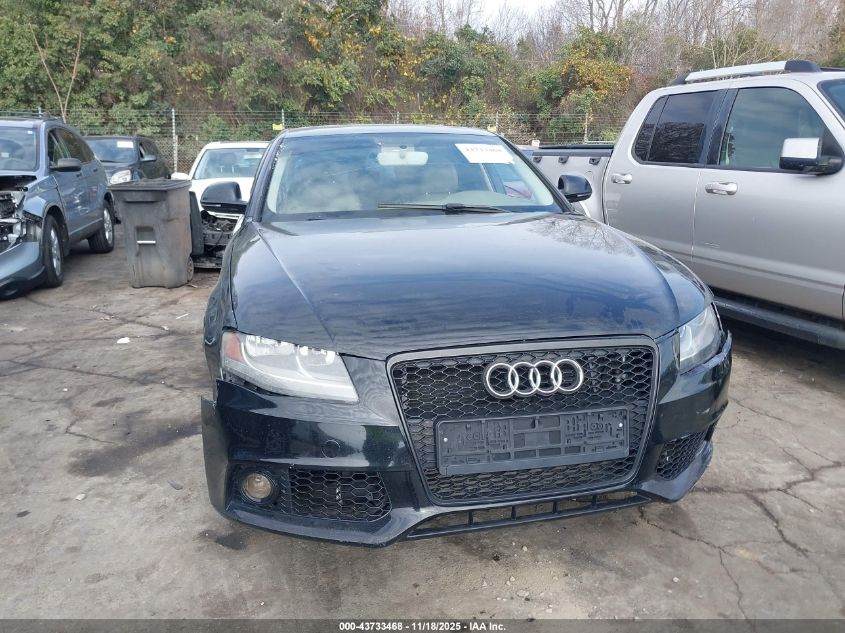 2009 Audi A4 2.0T Premium VIN: WAULF78K29N009774 Lot: 43733468