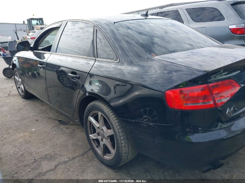 2009 Audi A4 2.0T Premium VIN: WAULF78K29N009774 Lot: 43733468