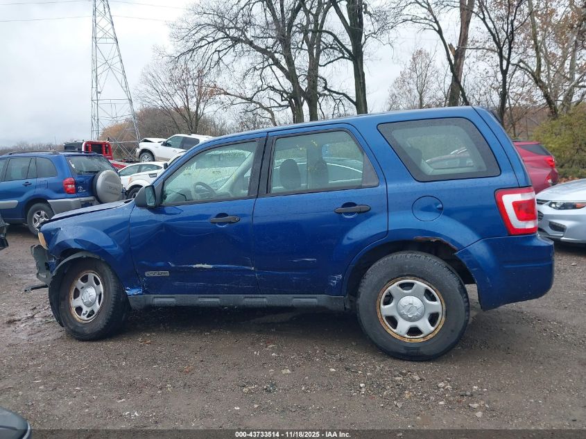 2008 Ford Escape Xls/Xls Manual VIN: 1FMCU02Z58KC69331 Lot: 43733514