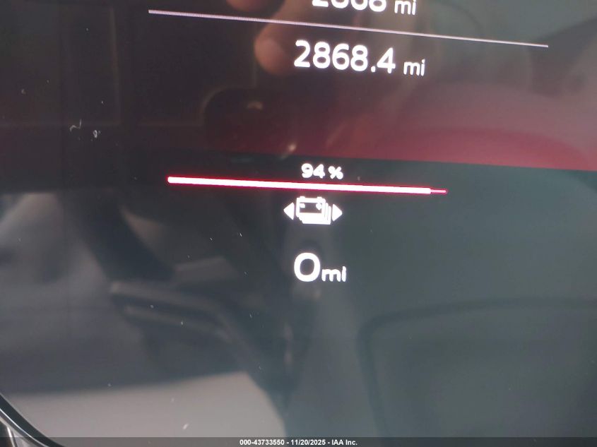 2025 Audi A6 E-Tron Premium Plus VIN: WAU2CAGH2SA025588 Lot: 43733550