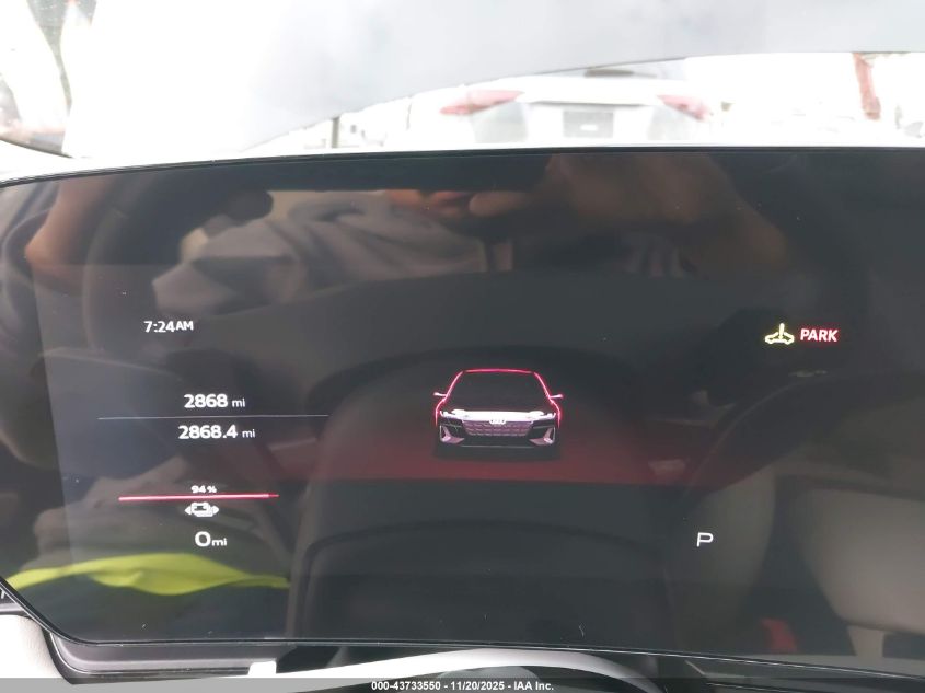 2025 Audi A6 E-Tron Premium Plus VIN: WAU2CAGH2SA025588 Lot: 43733550