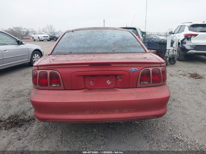 1997 Ford Mustang Gt VIN: 1FALP42X2VF167593 Lot: 43733583
