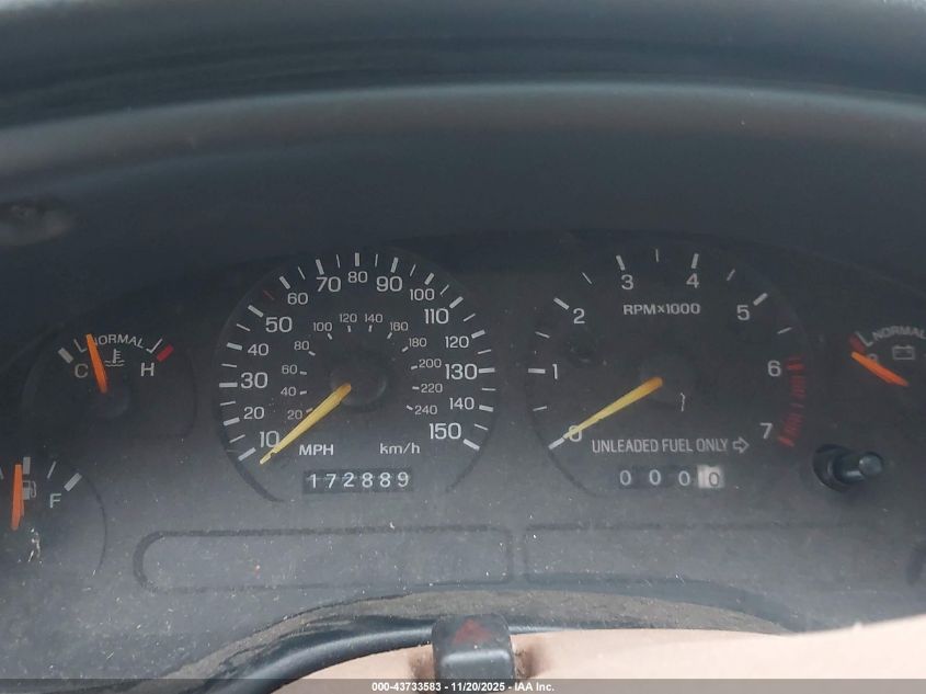 1997 Ford Mustang Gt VIN: 1FALP42X2VF167593 Lot: 43733583