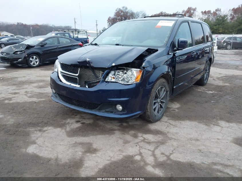 2017 Dodge Grand Caravan Sxt VIN: 2C4RDGCG6HR713564 Lot: 43733595