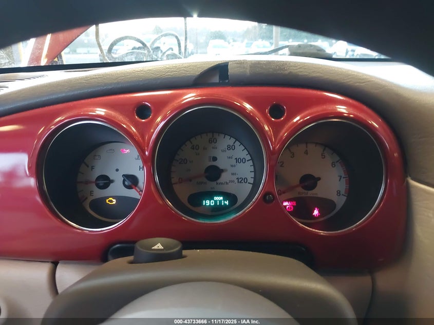 2002 Chrysler Pt Cruiser Touring VIN: 3C4FY58B22T222017 Lot: 43733666