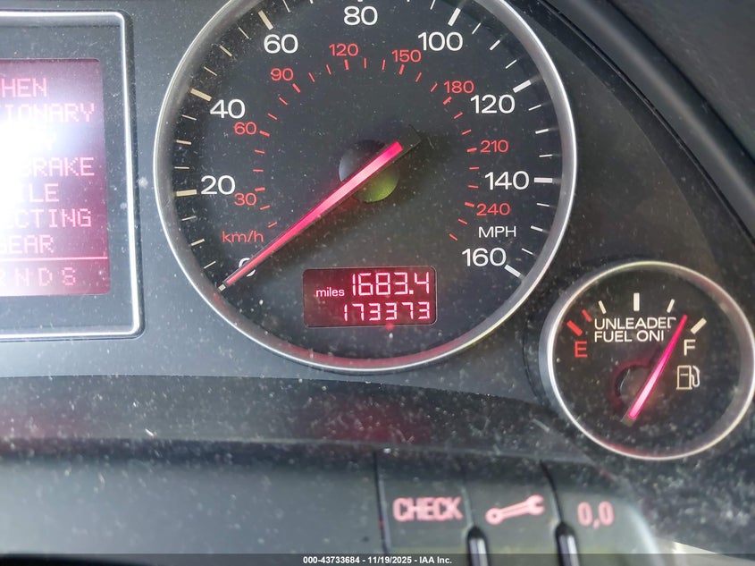 2005 Audi A4 3.0 VIN: WAULT68E15A042022 Lot: 43733684