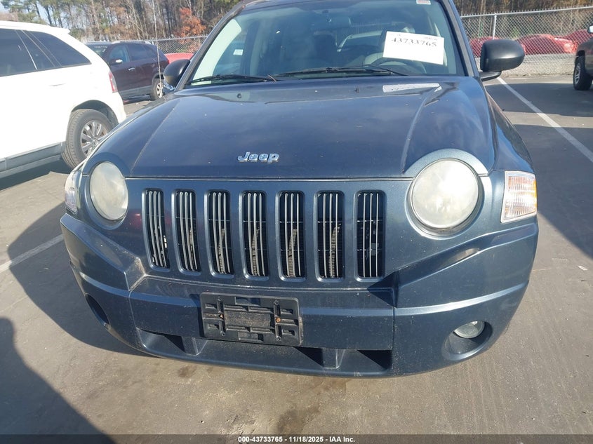 2007 Jeep Compass Sport VIN: 1J8FT47W87D204477 Lot: 43733765