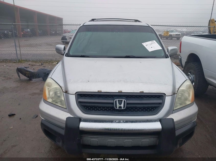 2005 Honda Pilot Ex-L VIN: 5FNYF18575B004451 Lot: 43733777