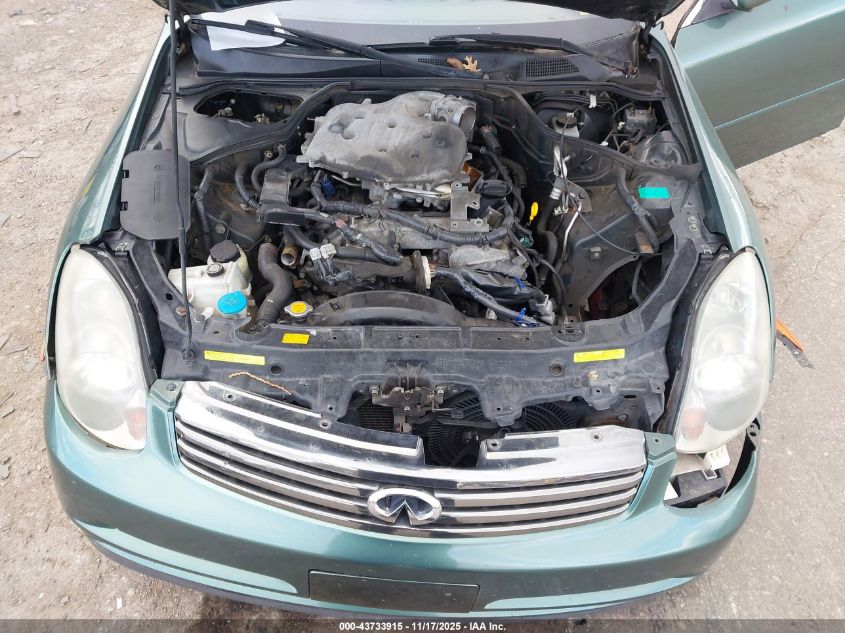 2003 Infiniti G35 Luxury Leather VIN: JNKCV51E43M300108 Lot: 43733915