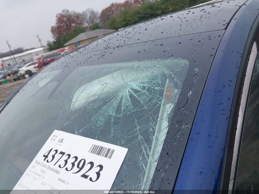 2025 Tesla Model Y Long Range Dual Motor All-Wheel Drive VIN: 7SAYGAEE9SF272451 Lot: 43733923
