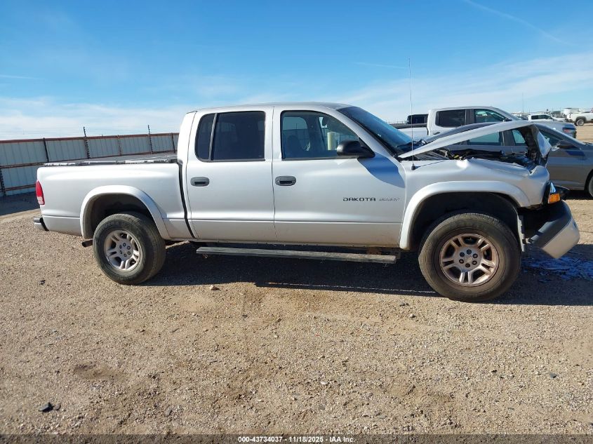2002 Dodge Dakota Sport VIN: 1B7HG38N82S517067 Lot: 43734037