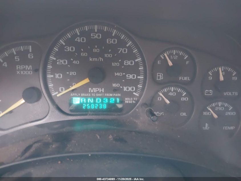 2002 Chevrolet Silverado 1500 Ls VIN: 2GCEK19T521208532 Lot: 43734069