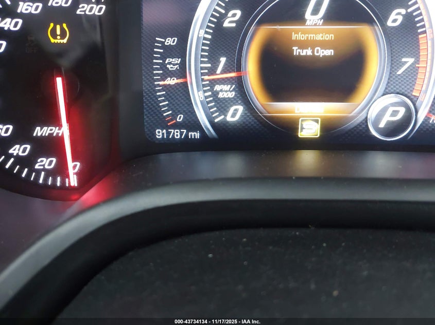 2015 Chevrolet Corvette Stingray Z51 VIN: 1G1YH2D76F5100493 Lot: 43734134