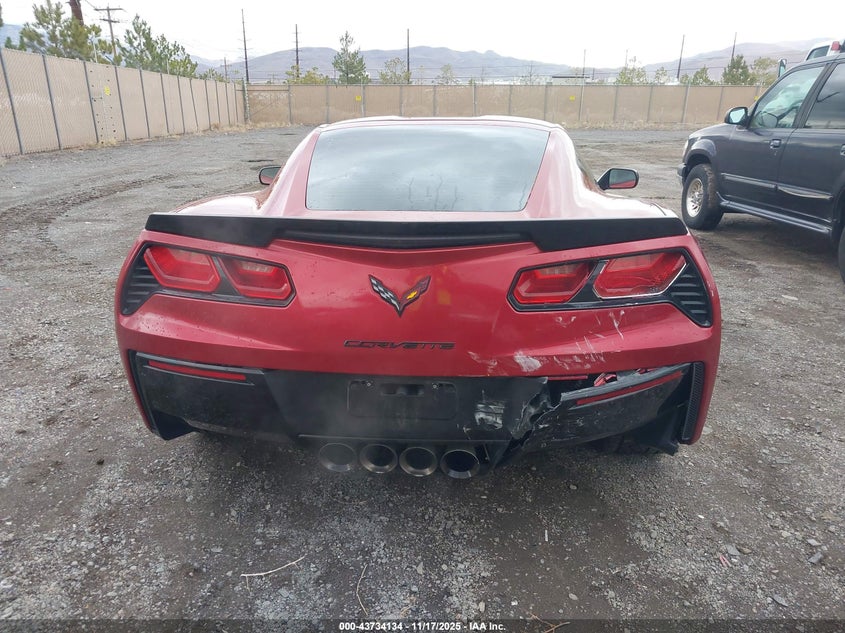 2015 Chevrolet Corvette Stingray Z51 VIN: 1G1YH2D76F5100493 Lot: 43734134