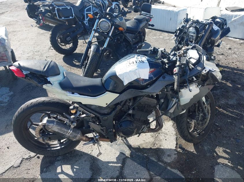 2013 Kawasaki Ex300 A VIN: JKAEX8A12DDA04683 Lot: 43734138