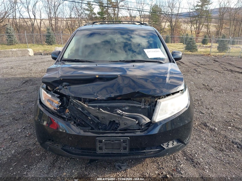 2011 Honda Odyssey Ex-L VIN: 5FNRL5H6XBB032303 Lot: 43734201