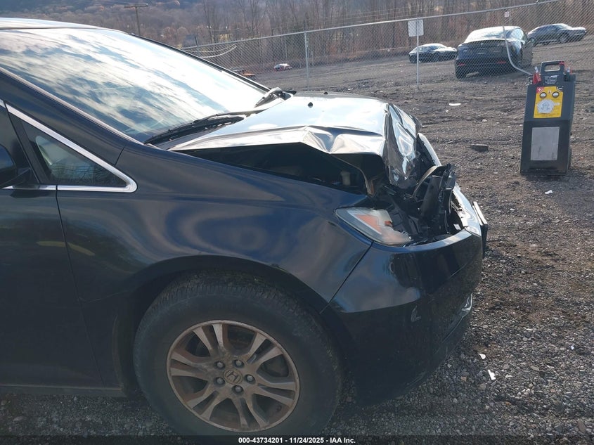 2011 Honda Odyssey Ex-L VIN: 5FNRL5H6XBB032303 Lot: 43734201