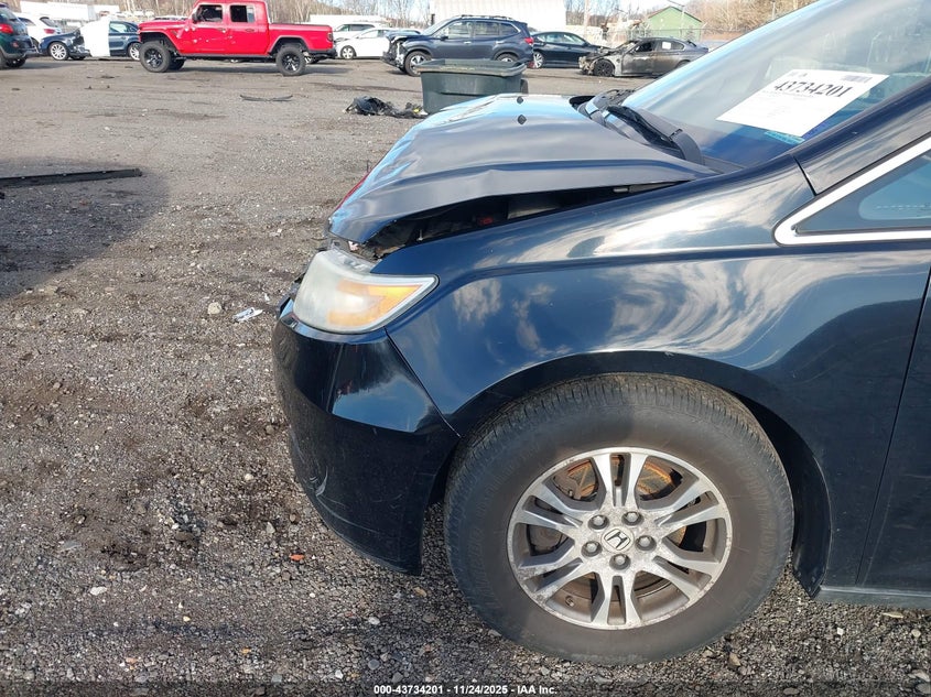 2011 Honda Odyssey Ex-L VIN: 5FNRL5H6XBB032303 Lot: 43734201