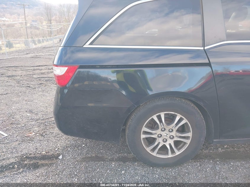 2011 Honda Odyssey Ex-L VIN: 5FNRL5H6XBB032303 Lot: 43734201