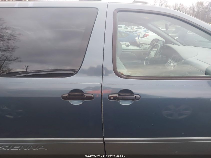 2001 Toyota Sienna Xle VIN: 4T3ZF13C71U364396 Lot: 43734202