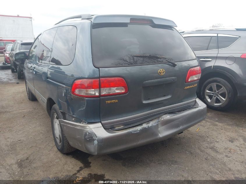 2001 Toyota Sienna Xle VIN: 4T3ZF13C71U364396 Lot: 43734202