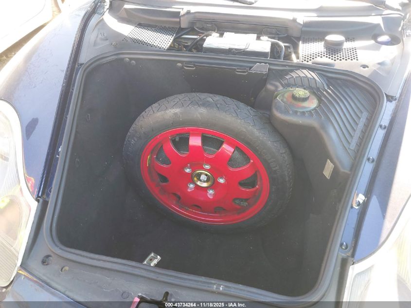 2001 Porsche Boxster VIN: WP0CA29881U624427 Lot: 43734264