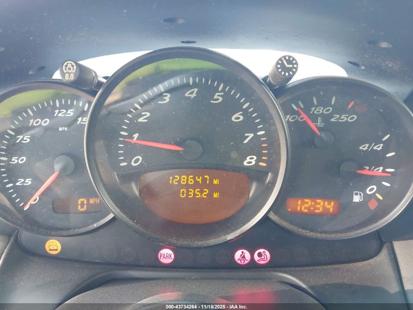 2001 Porsche Boxster VIN: WP0CA29881U624427 Lot: 43734264