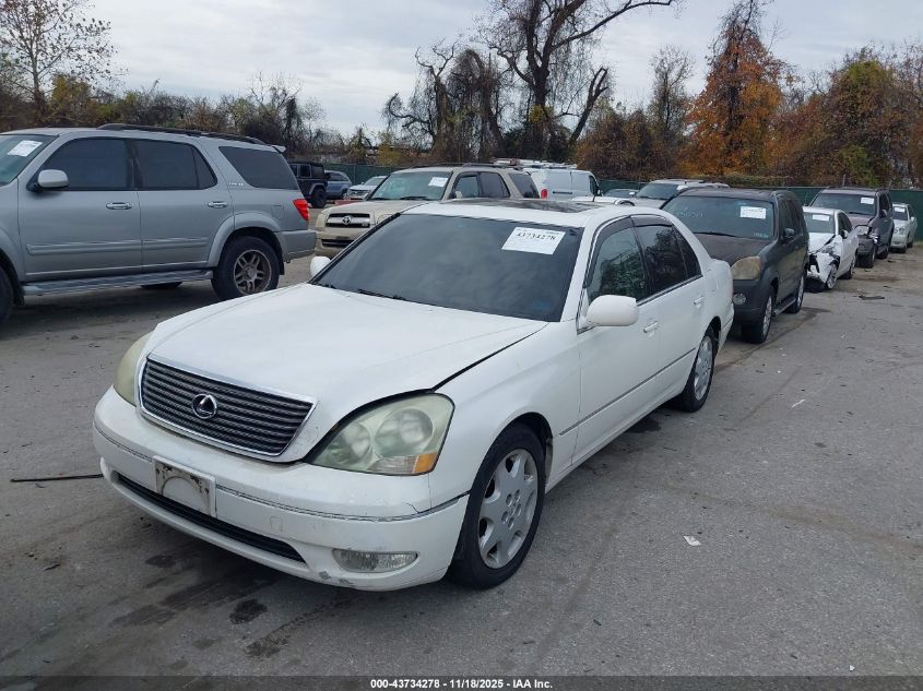 2002 Lexus Ls 430 VIN: JTHBN30F420088231 Lot: 43734278
