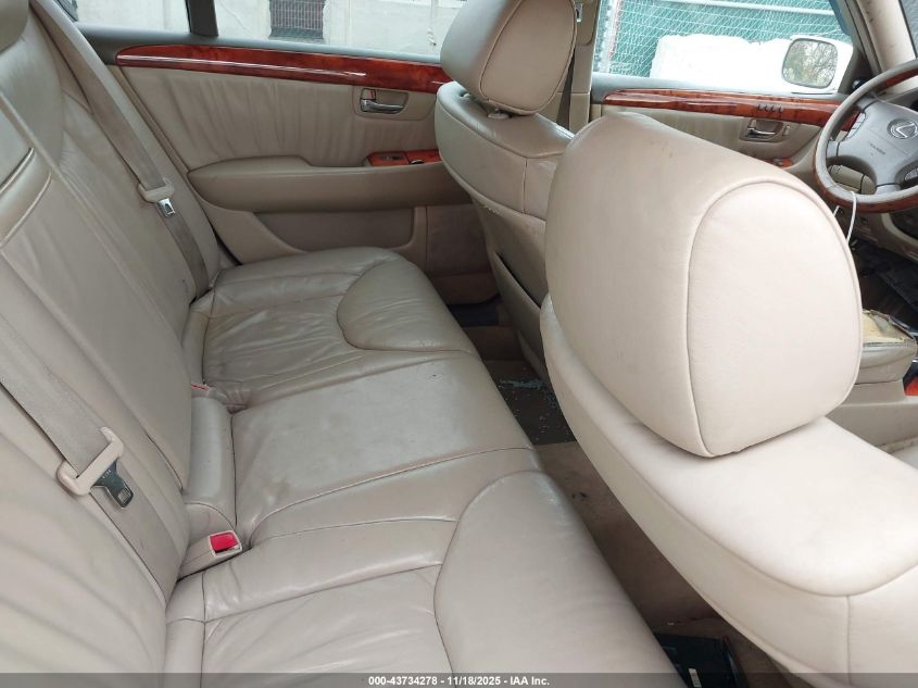 2002 Lexus Ls 430 VIN: JTHBN30F420088231 Lot: 43734278