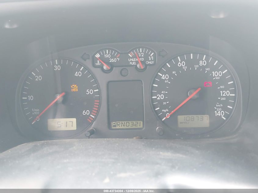 2000 Volkswagen Eurovan VIN: WV3AH4705YH042409 Lot: 43734304