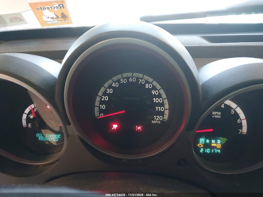 2010 Dodge Nitro Sxt VIN: 1D4PU5GX7AW137862 Lot: 43734428