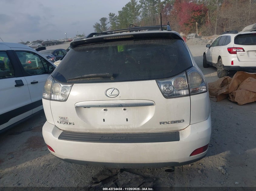 2007 Lexus Rx 350 VIN: 2T2GK31U17C004761 Lot: 43734434