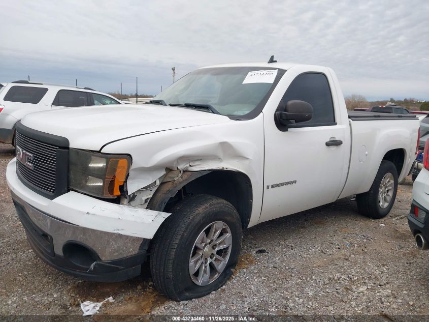 2008 GMC Sierra 1500 Work Truck VIN: 1GTEC14X98Z305496 Lot: 43734460