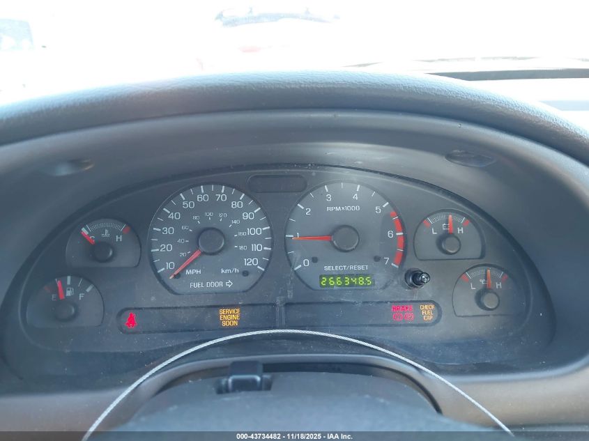 2002 Ford Mustang VIN: 1FAFP40402F120094 Lot: 43734482