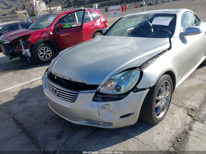 2002 Lexus Sc 430 VIN: JTHFN48Y920020388 Lot: 43734493