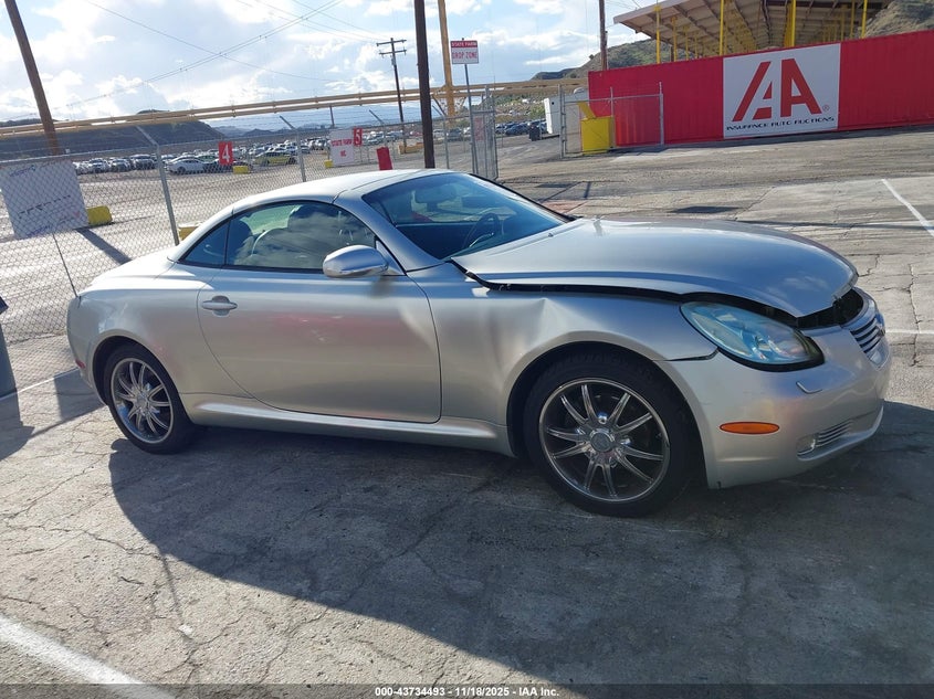 2002 Lexus Sc 430 VIN: JTHFN48Y920020388 Lot: 43734493