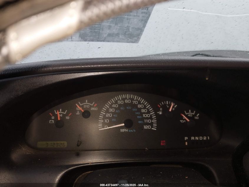 1998 Dodge Ram Van 1500 Commercial/Conversion VIN: 2B7HB11X9WK101074 Lot: 43734497