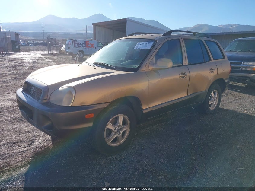 KM8SC73DX3U362305 2003 HYUNDAI SANTA FE photo no. 2