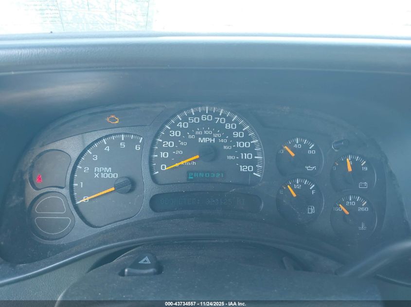 2005 Chevrolet Silverado 1500 Ls VIN: 1GCEC19Z05Z120565 Lot: 43734557