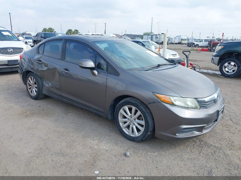19XFB2F82CE079129 2012 Honda Civic Ex auction photo 1