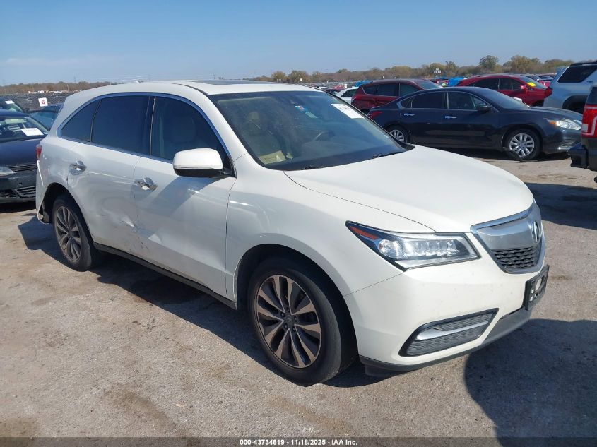 ACURA MDX TECHNOLOGY ACURAWATCH PLUS PACKAGES/TECHNOLOGY PACKAGE