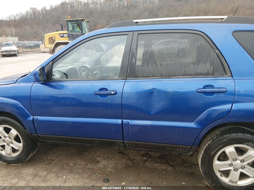 2009 Kia Sportage Ex V6 VIN: KNDJF723597613724 Lot: 43734629