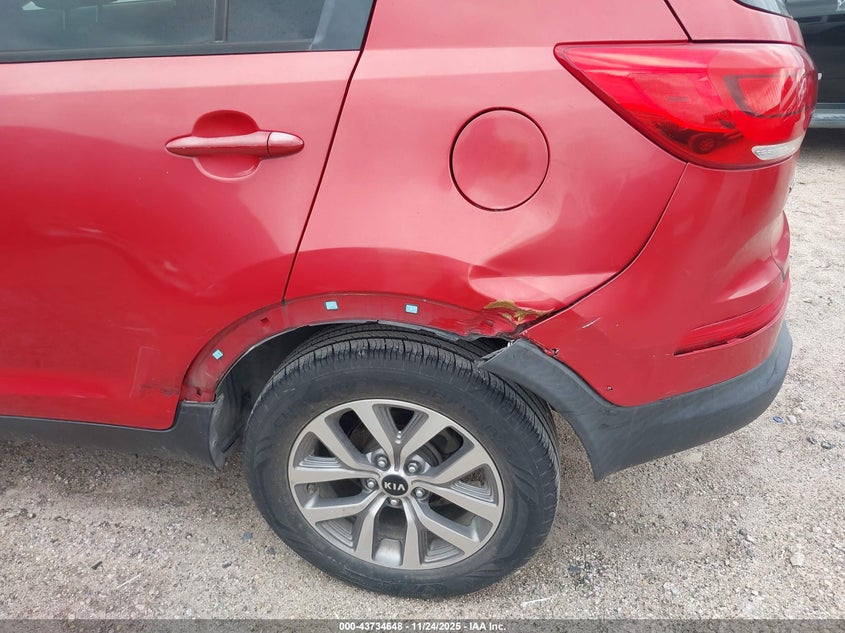 2015 Kia Sportage Lx VIN: KNDPB3AC9F7671251 Lot: 43734648