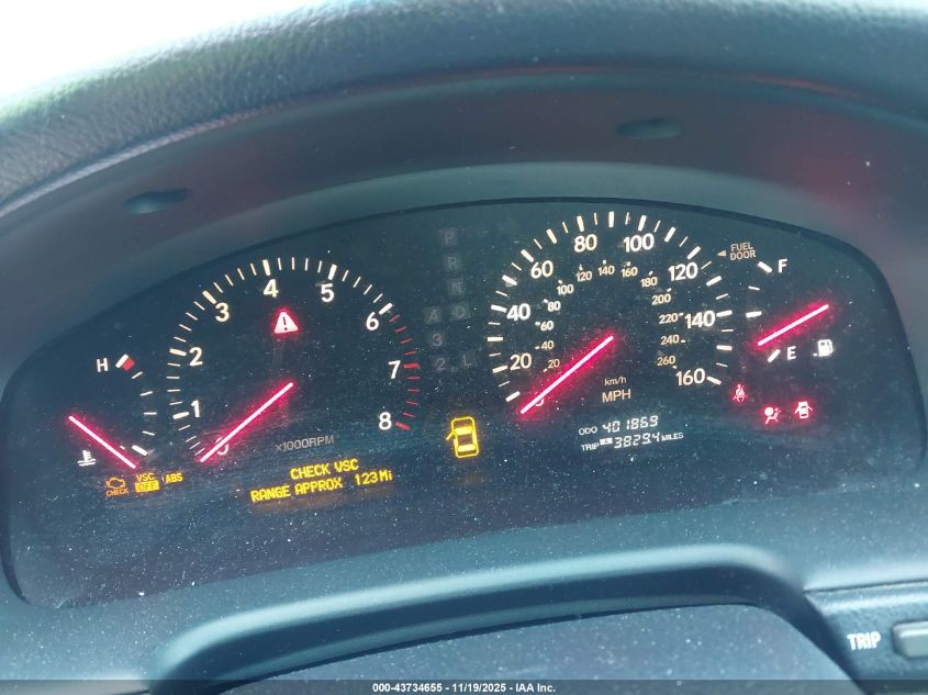 2002 Lexus Ls 430 VIN: JTHBN30F020065559 Lot: 43734655