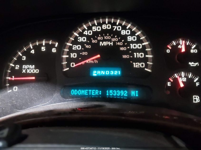 2005 Chevrolet Tahoe Z71 VIN: 1GNEK13T05R249954 Lot: 43734712