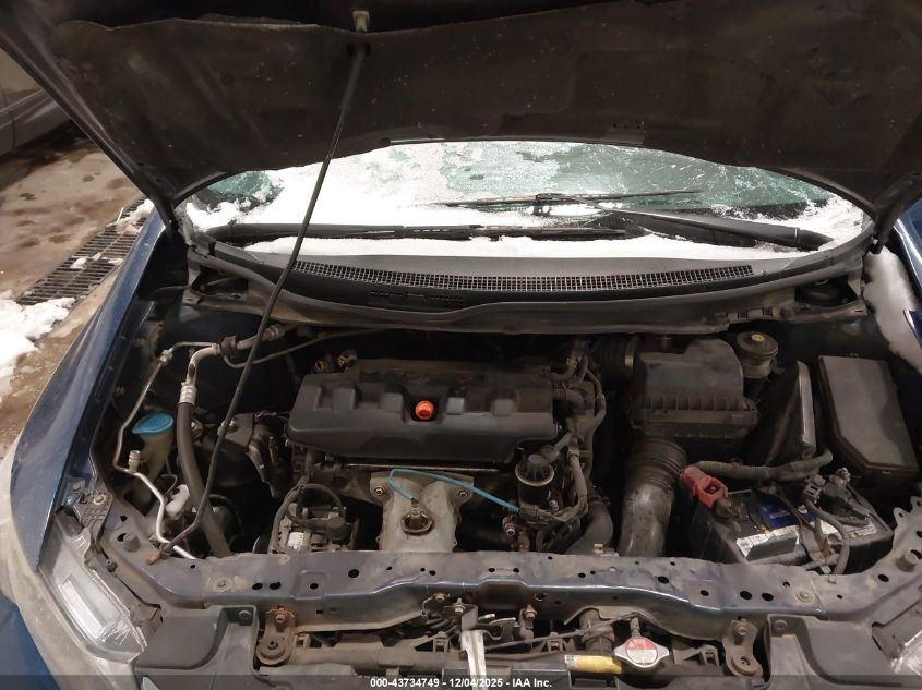 2012 Honda Civic Ex VIN: 2HGFB2F80CH513201 Lot: 43734749