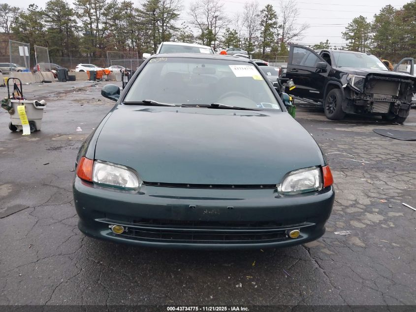 1995 Honda Civic Ex VIN: JHMEH969XSS021338 Lot: 43734775