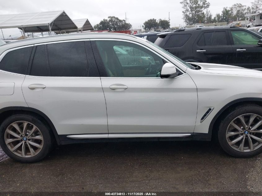 2019 BMW X3 Sdrive30I VIN: 5UXTR7C51KLF35960 Lot: 43734813