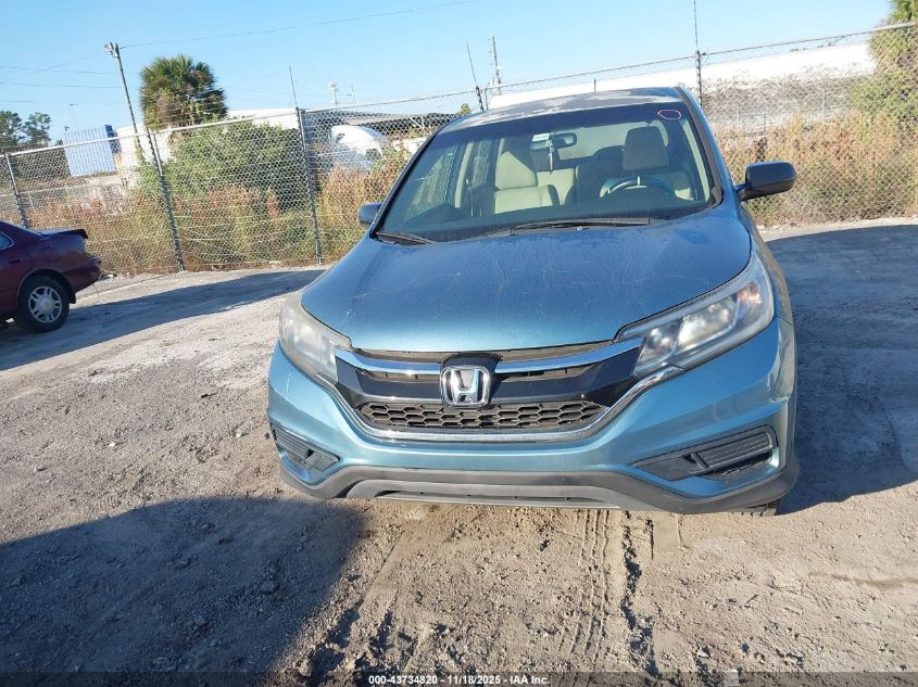 2015 Honda Cr-V Lx VIN: 2HKRM3H36FH541304 Lot: 43734820