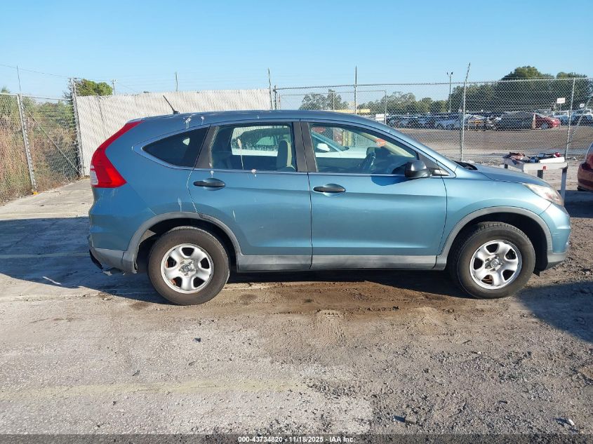 2015 Honda Cr-V Lx VIN: 2HKRM3H36FH541304 Lot: 43734820